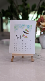 Load image into Gallery viewer, Vintage Hummingbirds 2026 Desk Calendar