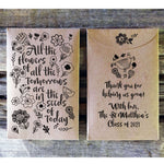 Load image into Gallery viewer, Teacher Appreciation Gift Custom Seed Packet Favors All the Flowers Favorfully