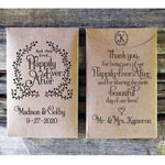 Load image into Gallery viewer, Wedding Shower Favor Seed Packets Happily Ever After Favorfully