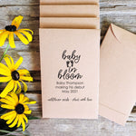 Load image into Gallery viewer, baby shower favor baby in bloom seed packets favorfully
