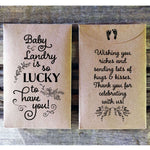 Load image into Gallery viewer, baby shower favor custom Lottery Ticket Envelope favorfully