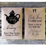 Load image into Gallery viewer, baby shower favor tea party envelope favorfully