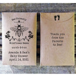 Load image into Gallery viewer, baby shower seed packet favor rustic envelope Parents to bee favorfully