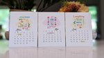 Load image into Gallery viewer, 2026 Bible Verse Desk Calendar - The Word in Watercolor
