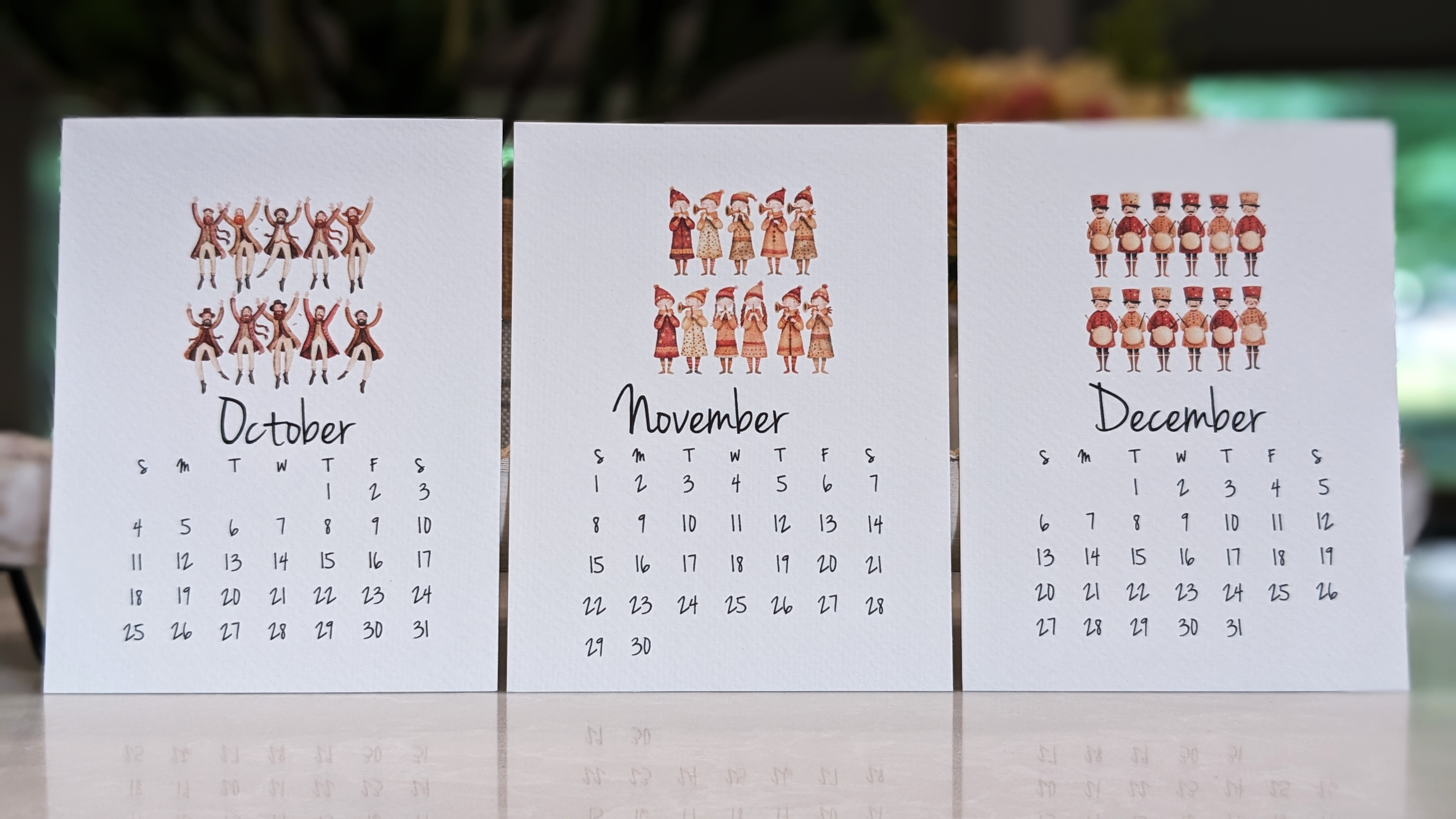 2026 "Days of Christmas" Desk Calendar