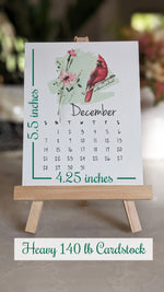 Load image into Gallery viewer, 2026 Bird and Wildflower Desk Calendar
