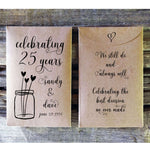 Load image into Gallery viewer, Anniversary Party Favor Seed Packet Envelope Favorfully
