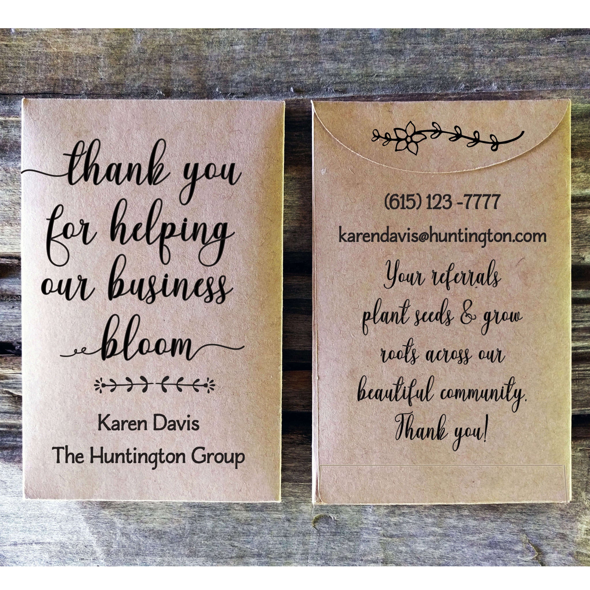 promotional flower seed packets Custom Seed Packet Wedding Favors