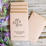 Load image into Gallery viewer, Wedding Favor Seed Packets Wildflower Let Love Grow Favorfully
