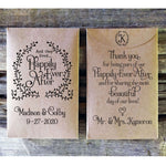 Load image into Gallery viewer, Wedding Shower Favor Seed Packets Happily Ever After Favorfully
