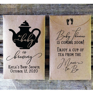 baby shower favor tea party envelope favorfully