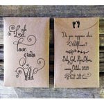 Load image into Gallery viewer, baby shower seed packet favor Let Love Grow Wild favorfully
