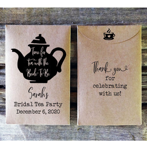 bridal shower favor tea party envelope favorfully